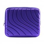 Wholesale Wave Design iPad Tablet Sleeve Pouch Bag with Zipper 10" (Purple)